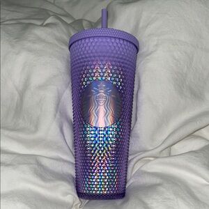 Purple Starbucks Tumbler with Straw